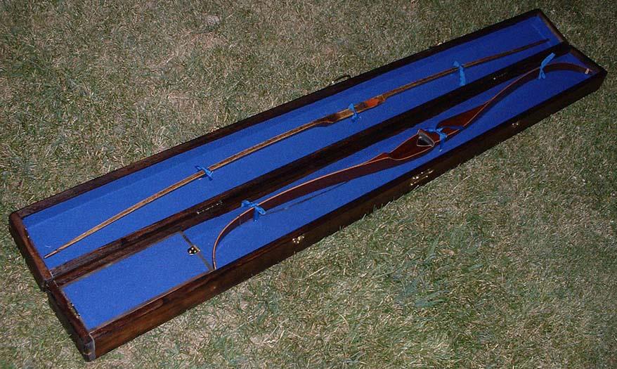 Wooden bow cases